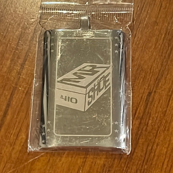 Nike Air Force One 1 Mr Shoe 410 Baltimore vintage hang tag 2005 key chain Bmore - Picture 1 of 7